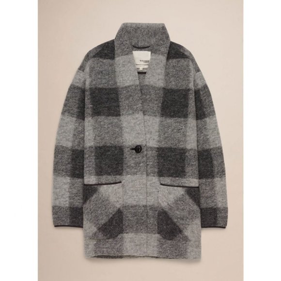 Solid Grey Aritzia Wilfred Free Off-Duty Jacket - Picture 4 of 6